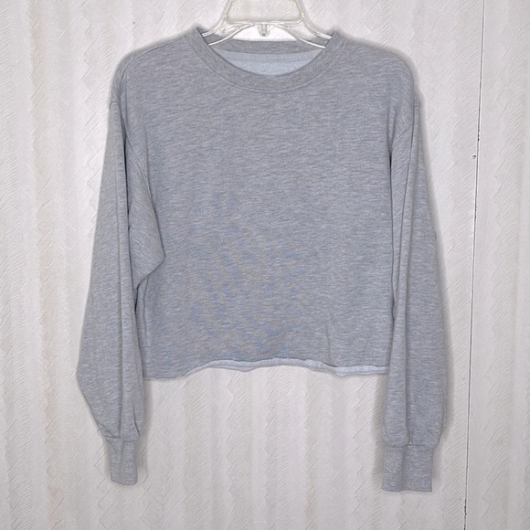 ❤️ REFLEX Crop Top Sweatshirt Size L - Picture 2 of 4